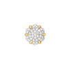 Diamond Pave Hexagon Stud Earrings (1/2tcw)