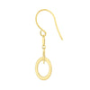 Double Circle Earrings on Fish Hook