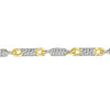 Adjustable Two-Tone Lumacina Anklet