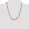 10K 8mm Flat Beveled Curb Chain