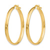 10K Polished Hoop Earrings