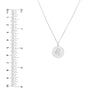 Leo Organic Disc Pendant Necklace