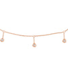Diamond Bezel Drop Adjustable Choker