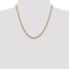 14K 3.75mm Concave Anchor Chain