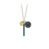 Sterling Silver Tree of Life Paper Clip Chain Charm Necklace