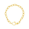 Diamond Pear Lock Oval Link Chain