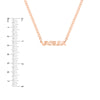Block Nameplate Curb Chain Necklace
