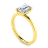 14K Yellow Gold Emerald Cut Diamond Diamond Engagement Ring