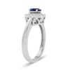 14K 0.15Ct Diamond Sapphire Ring
