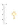 Hammered Celtic Cross Pendant