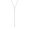 Vertical Bar Necklace with 1/2pt Diamond