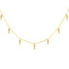 Diamond Spear Drops Necklace
