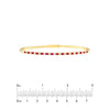 Ruby &amp; Diamond Flex Tennis Bracelet (7/8tcw)