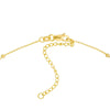 Circle Plate with Bead Frame Necklace