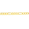 3.9mm Light Concave Figaro Chain with Lobster Lock