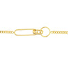 Mini Pushlock Curb Chain Bracelet