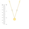 Disc Necklace with Four Cross Stations