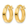 14K Polished Earrings