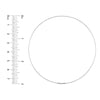 75mm Endless Wire Hoop Earrings