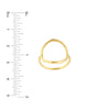 Organic Open Circle Ring