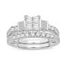14K WG 1.00CT Diamond Bridal Ring
