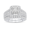 14K WG 1.50CT  Diamond Bridal Ring