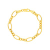 Hollow Oval Link 3+1 Chain Necklace