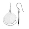 SS Rhodium-plated Radiant Essence Polished Earrings