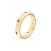 Staggered Ruby &amp; Diamond Ring