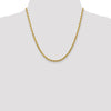 10K 4mm Diamond-Cut Rope Chain