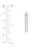 Small Vertical Bar Engravable Charm