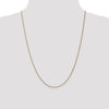 14K 1.2mm Spiga Chain