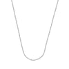 0.8mm Sparkle Singapore Chain with Spring Ring