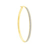 Plated Sterling Silver Long Oval Sparkle Hoops