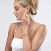 Diamond Pear Lock Oval Link Chain