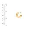 10mm ID Polished Open Hoop Earrings