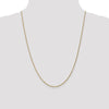 14K 1.3mm Singapore Chain