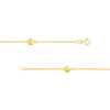 Puffy Heart Station Trio Bracelet