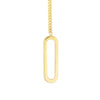Front To Back Paper Clip &amp; Curb Earrings