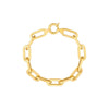 Flat Polished Oval Link Bracelet