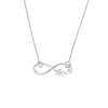 Sterling Silver Infinity Symbol Love Necklace