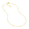 Adjustable Dainty Bar Station Chain