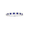 Sapphire &amp; Diamond Stackable Band