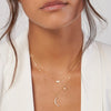 Diamond Mini E2W Dog Tag Necklace