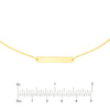 Engravable Mini Bar Adjustable Choker