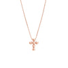 Beaded Mini Cross Adjustable Necklace