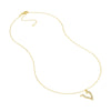 Diamond Gothic 'V' Necklace