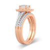 14K 0.62Ct Diamond Bridal Ring