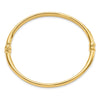 14K Polished Hinged Bangle