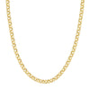 6.5mm Hollow Rolo Chain with Pear Lobster Lock